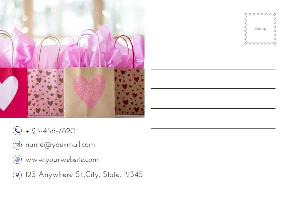 Retail Shop Stores Postcard Printing template preview 49