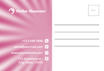 Entertainment Postcard Printing template preview 2