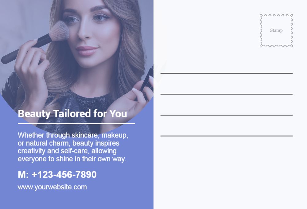Spa Saloon Postcard Printing template preview 33