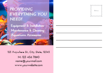 Animal Pets Rush Postcards Printing template preview 28