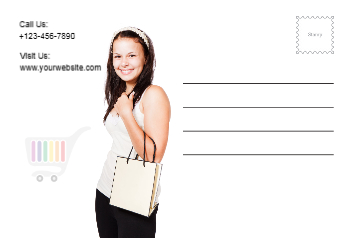 Retail Shop Stores Postcard Printing template preview 8