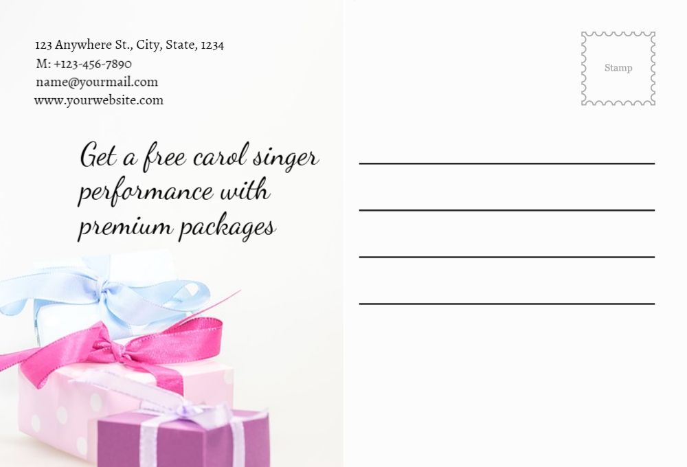 Happy Birthday Postcard Printing template preview 47