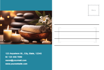 Spa Saloon Postcard Printing template preview 22