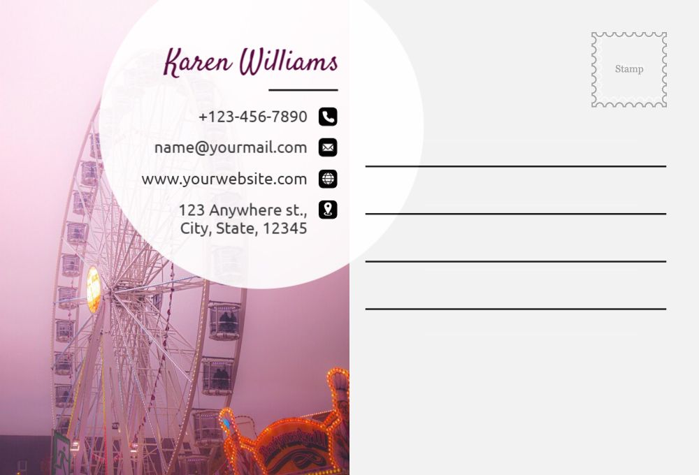 Music Dj Postcard Printing template preview 43