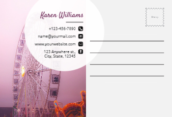 Music Dj Postcard Printing template preview 14