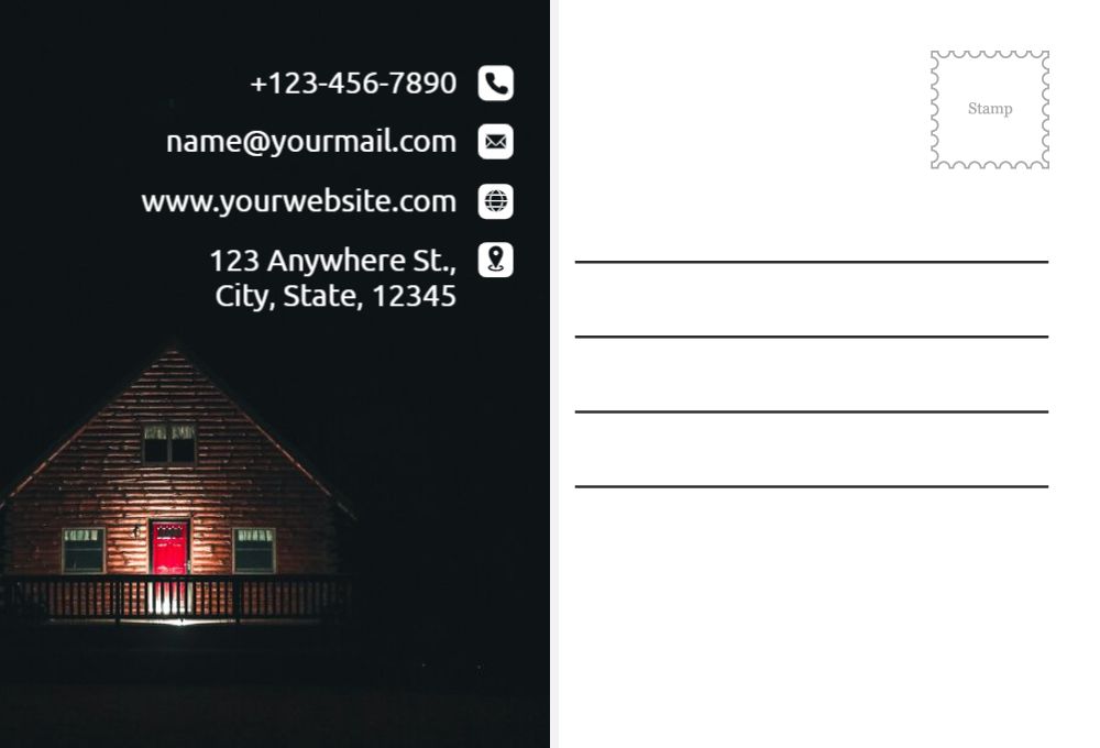 Real Estate Interior Design Postcard Printing template preview 37