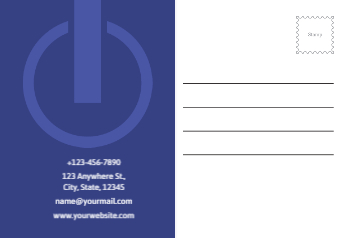 Computer Postcard Printing template preview 10