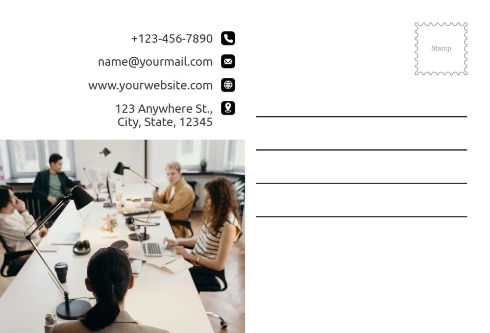 Management Postcard Printing template preview 39
