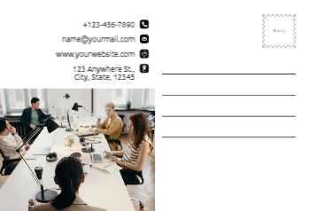 Management Postcard Printing template preview 10