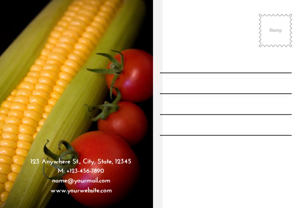 Agriculture Postcard Printing template preview 47