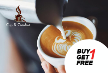 Coffee Bar Rush Postcards Printing template preview 27