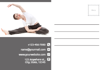 Health Care And Pharma Postcard Printing template preview 4