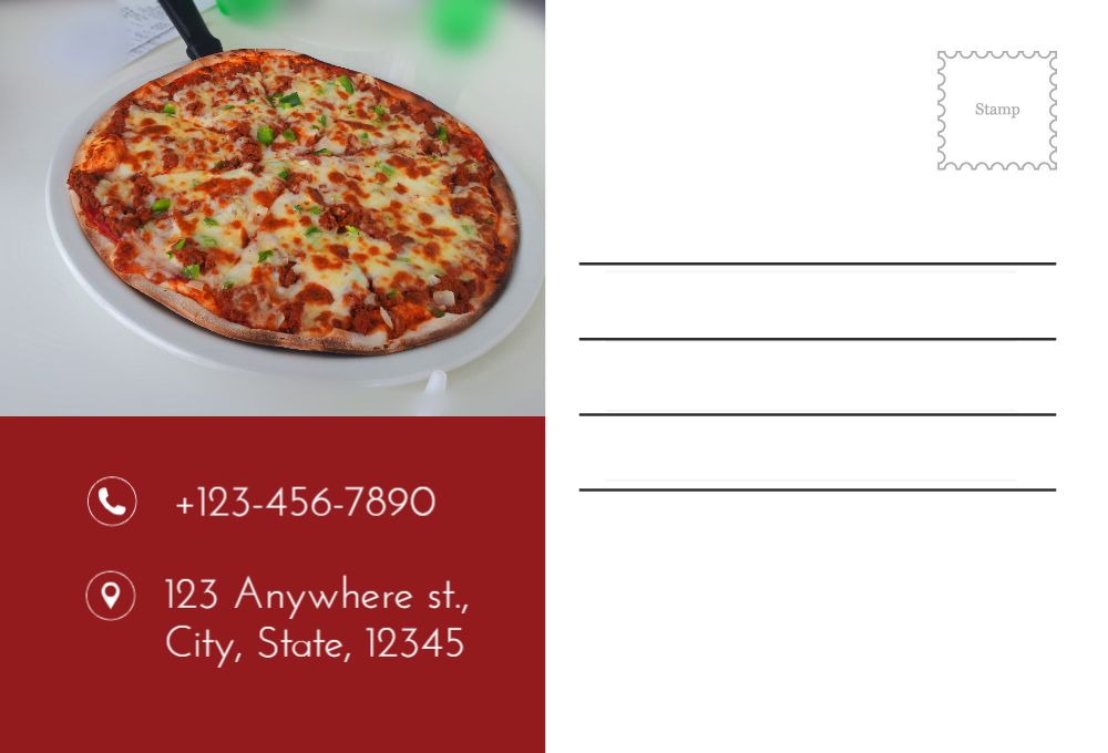 Food Hotel And Restaurant Rush Postcards Printing template preview 39
