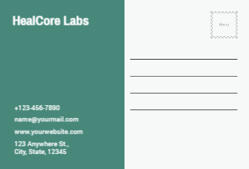 Health Care And Pharma Postcard Printing template preview 10