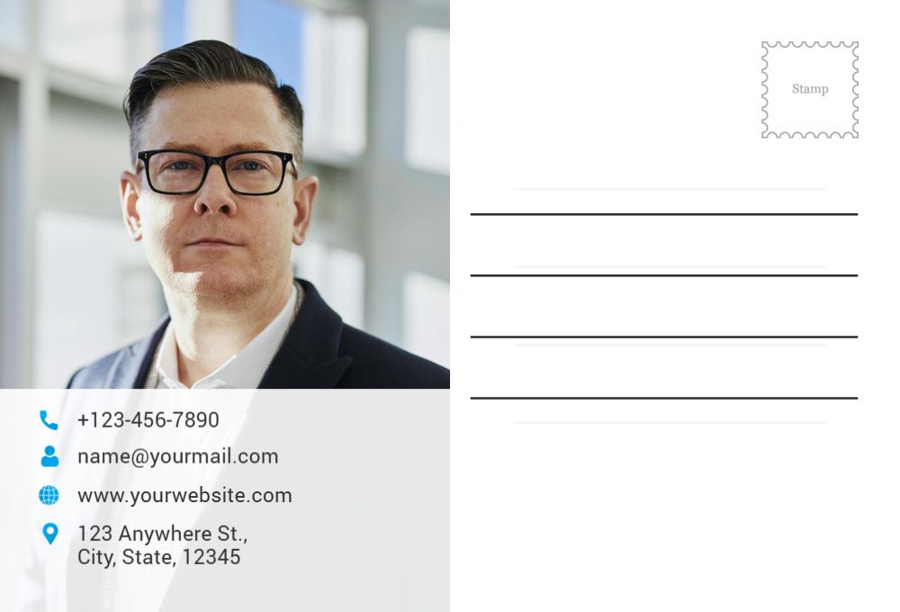Human Resources Postcard Printing template preview 45