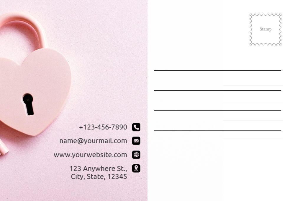 Security Postcard Printing template preview 35