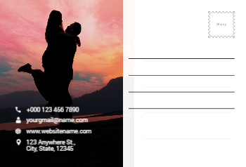 Anniversary Postcard Printing template preview 16