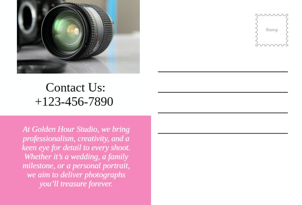 Postcard Printing template preview 55
