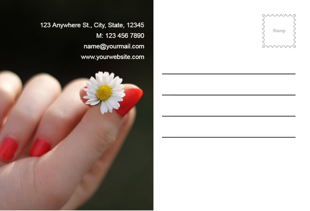 Beauty Rush Postcards Printing template preview 51
