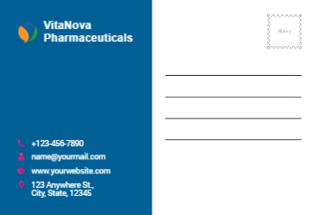 Health Care And Pharma Postcard Printing template preview 8