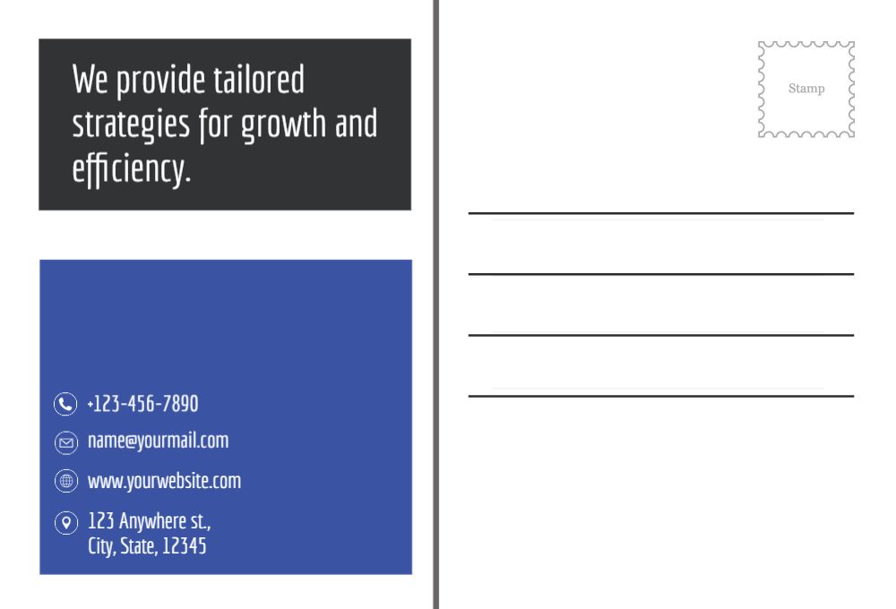 Basic Postcard Printing template preview 37