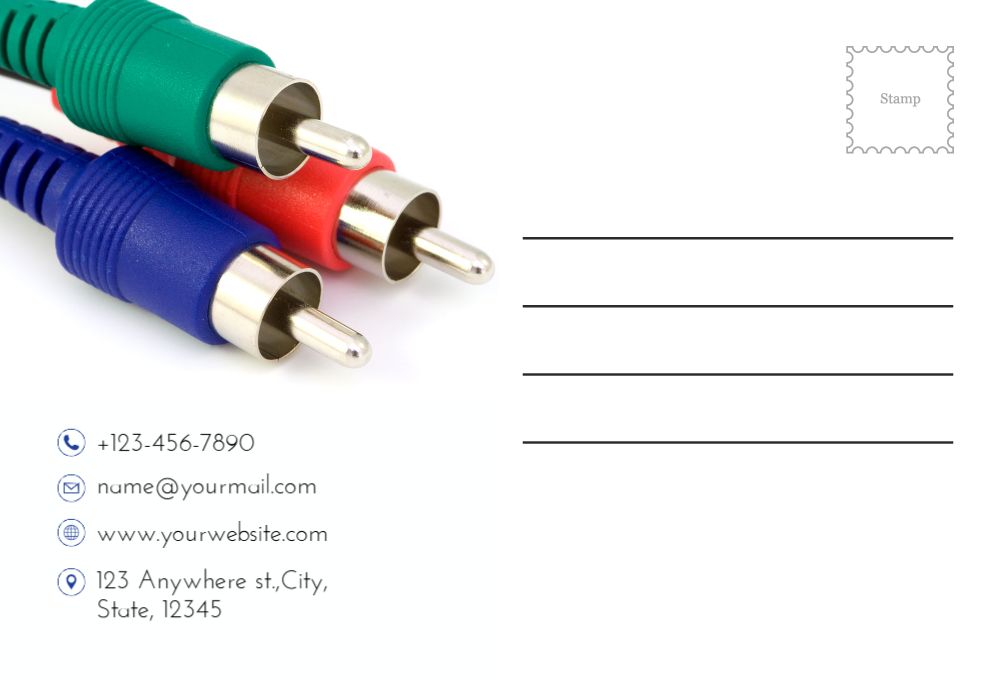 Electronics Postcard Printing template preview 41