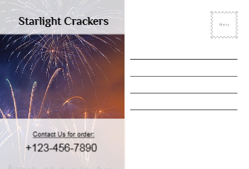 New Year Rush Postcards Printing template preview 12