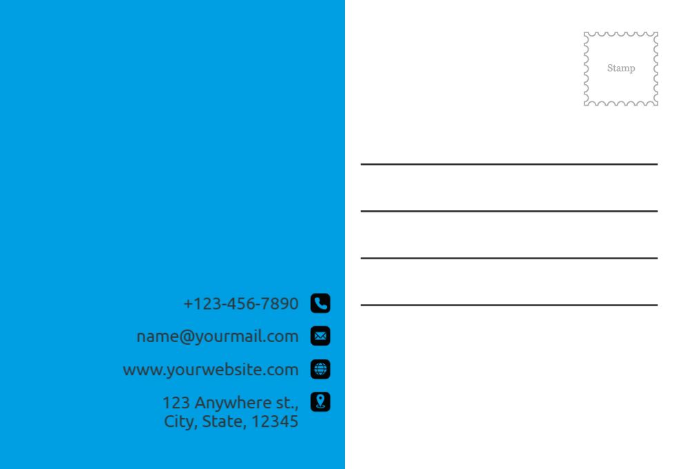 It And Internet Postcard Printing template preview 49