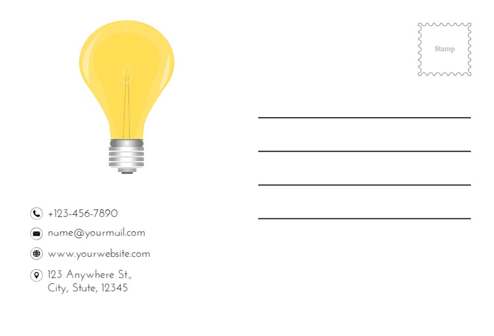Electronics Postcard Printing template preview 55