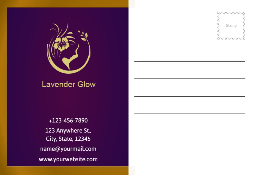 Beauty Rush Postcards Printing template preview 33
