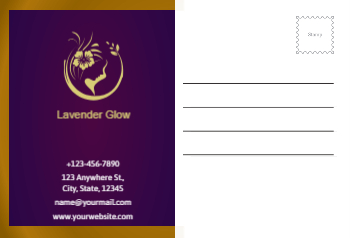 Beauty Rush Postcards Printing template preview 4