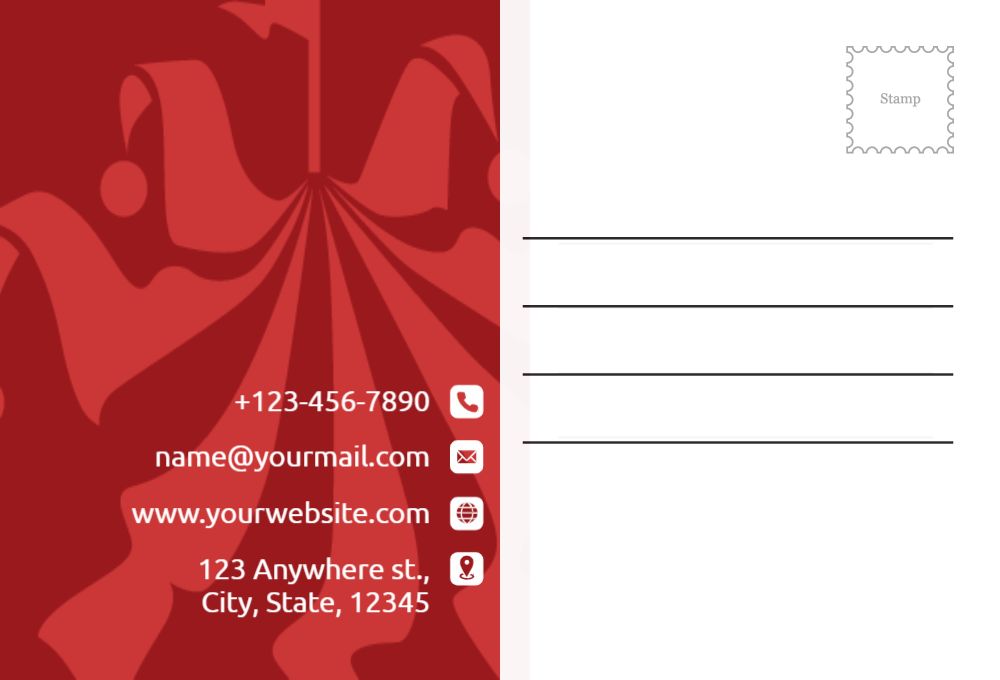 Entertainment Postcard Printing template preview 55