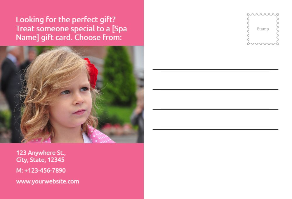 Beauty Rush Postcards Printing template preview 31