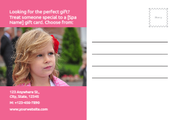Beauty Rush Postcards Printing template preview 2
