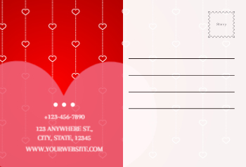 Anniversary Postcard Printing template preview 2