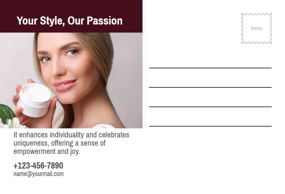 Spa Saloon Postcard Printing template preview 57