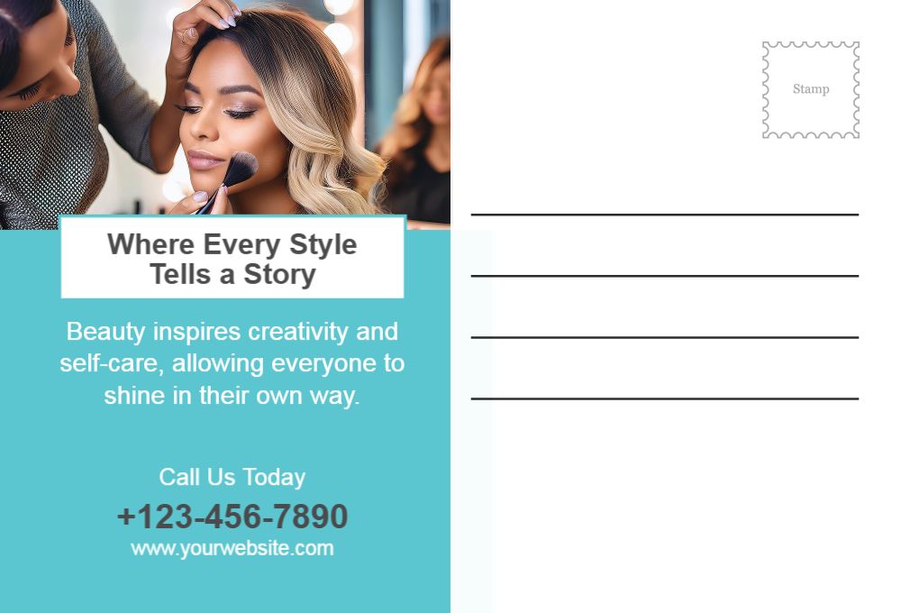 Beauty Rush Postcards Printing template preview 37