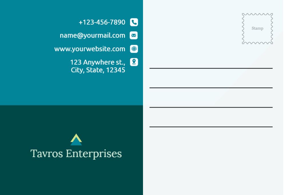 Human Resources Postcard Printing template preview 43