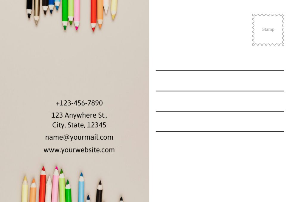 Computer Postcard Printing template preview 35