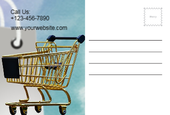 Retail Shop Stores Postcard Printing template preview 22