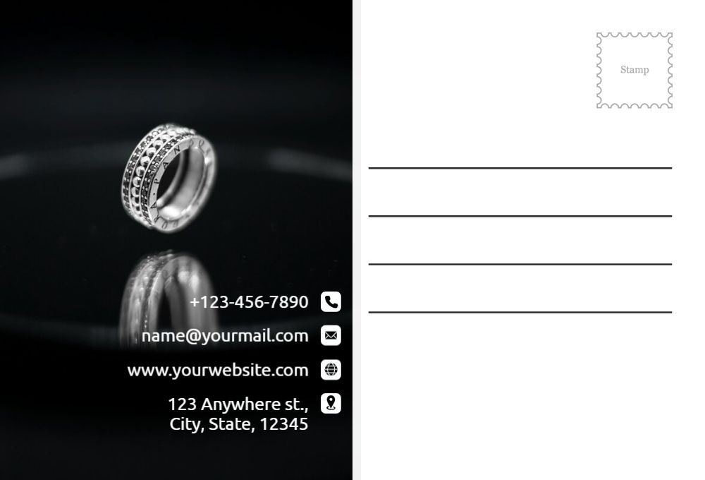 Basic Postcard Printing template preview 39