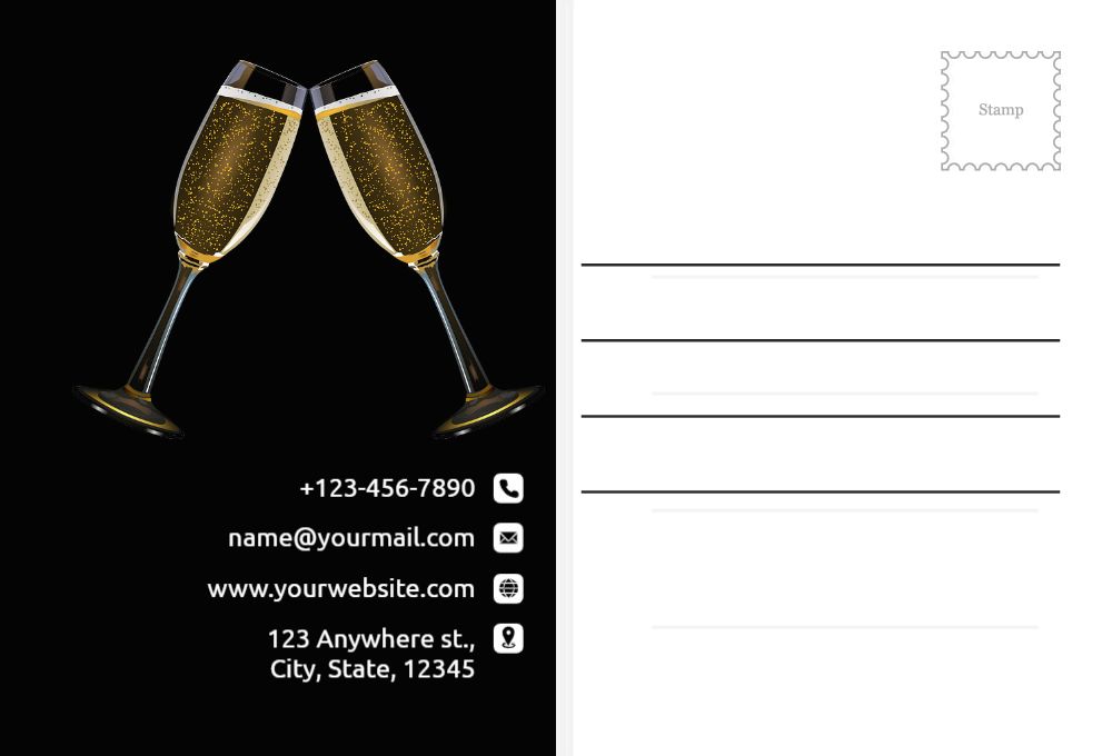Anniversary Postcard Printing template preview 37
