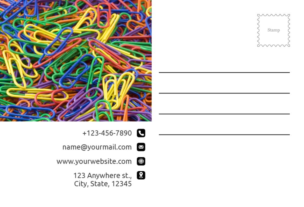 Computer Postcard Printing template preview 51