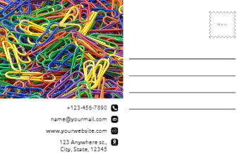 Computer Postcard Printing template preview 22