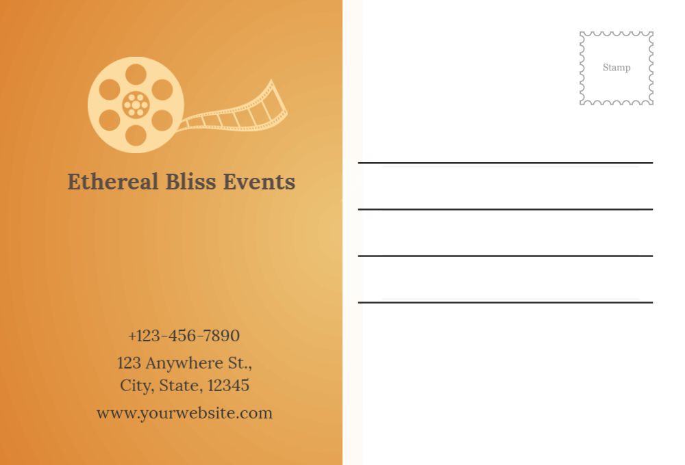 Entertainment Postcard Printing template preview 47