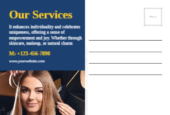Spa Saloon Postcard Printing template preview 6
