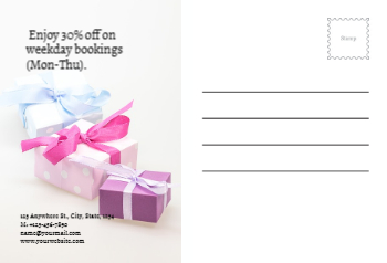 Happy Birthday Postcard Printing template preview 10
