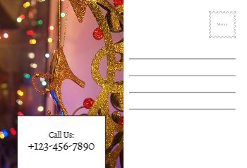 New Year Rush Postcards Printing template preview 6