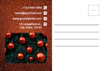 New Year Rush Postcards Printing template preview 8
