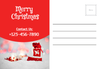 New Year Rush Postcards Printing template preview 2
